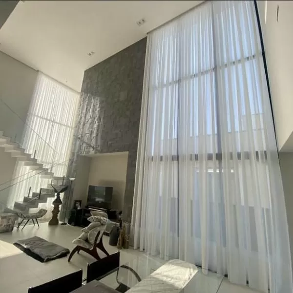Cortina em gaze de linho(2)